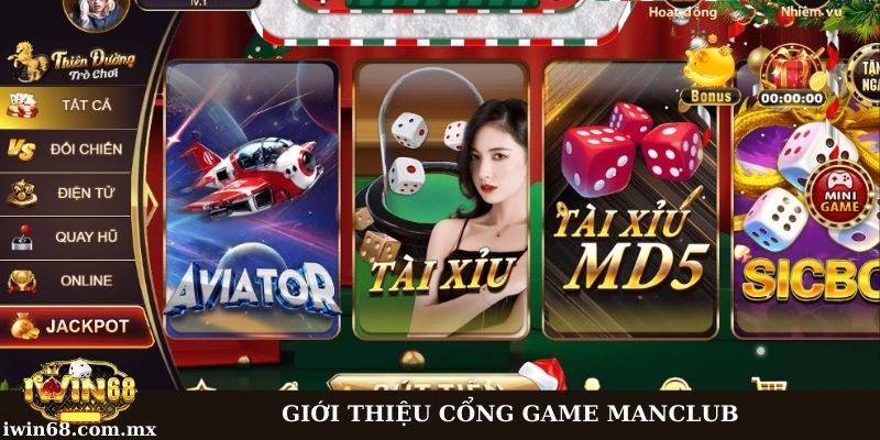 Giới thiệu giao diện cổng game Manclub