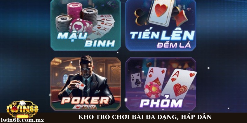 Những trò chơi bài được yêu thích nhất tại game Win79